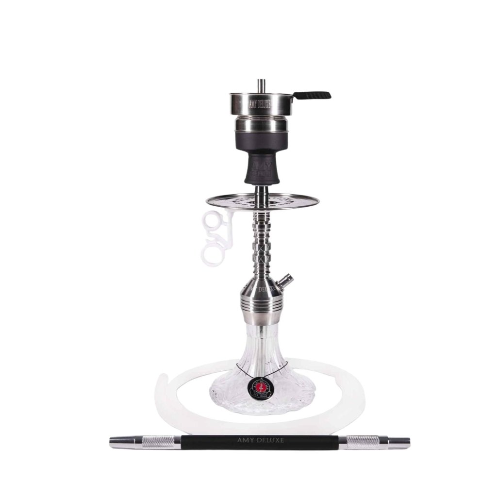 Amy Deluxe - Amy Deluxe - Xpress Class Mini Steel Clear Hookah - The Premium Way