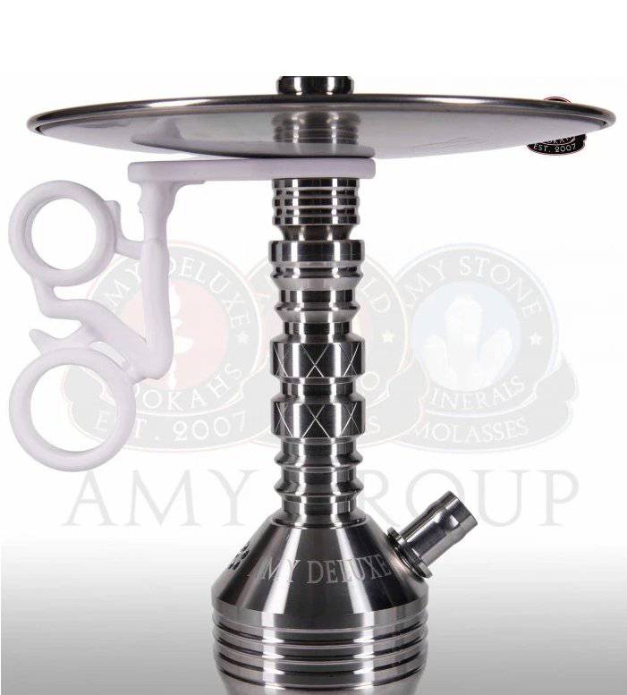 Amy Deluxe - Amy Deluxe - Xpress Class Mini Steel Clear Hookah - The Premium Way