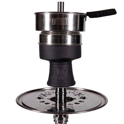 Amy Deluxe - Amy Deluxe Xpress Class MiniTravel Hookah - Sleek Black Edition - The Premium Way