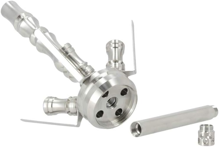 ARYF - ARYF Gloria 4 Shisha Multi-Hose Shiny Blue Complete Kit - The Premium Way