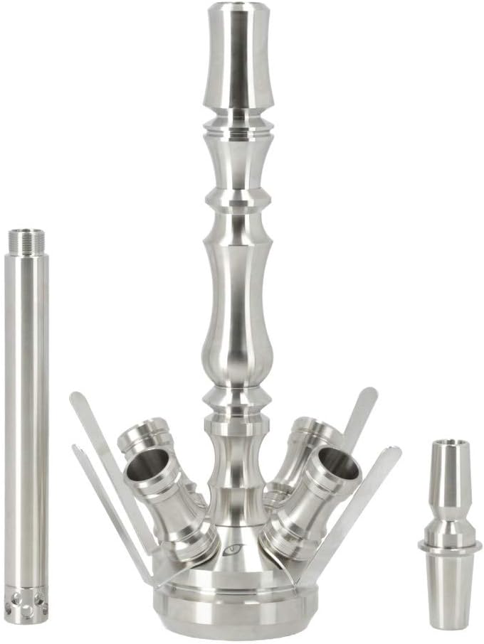 ARYF - ARYF Gloria 4 Shisha Multi-Hose Shiny Blue Complete Kit - The Premium Way