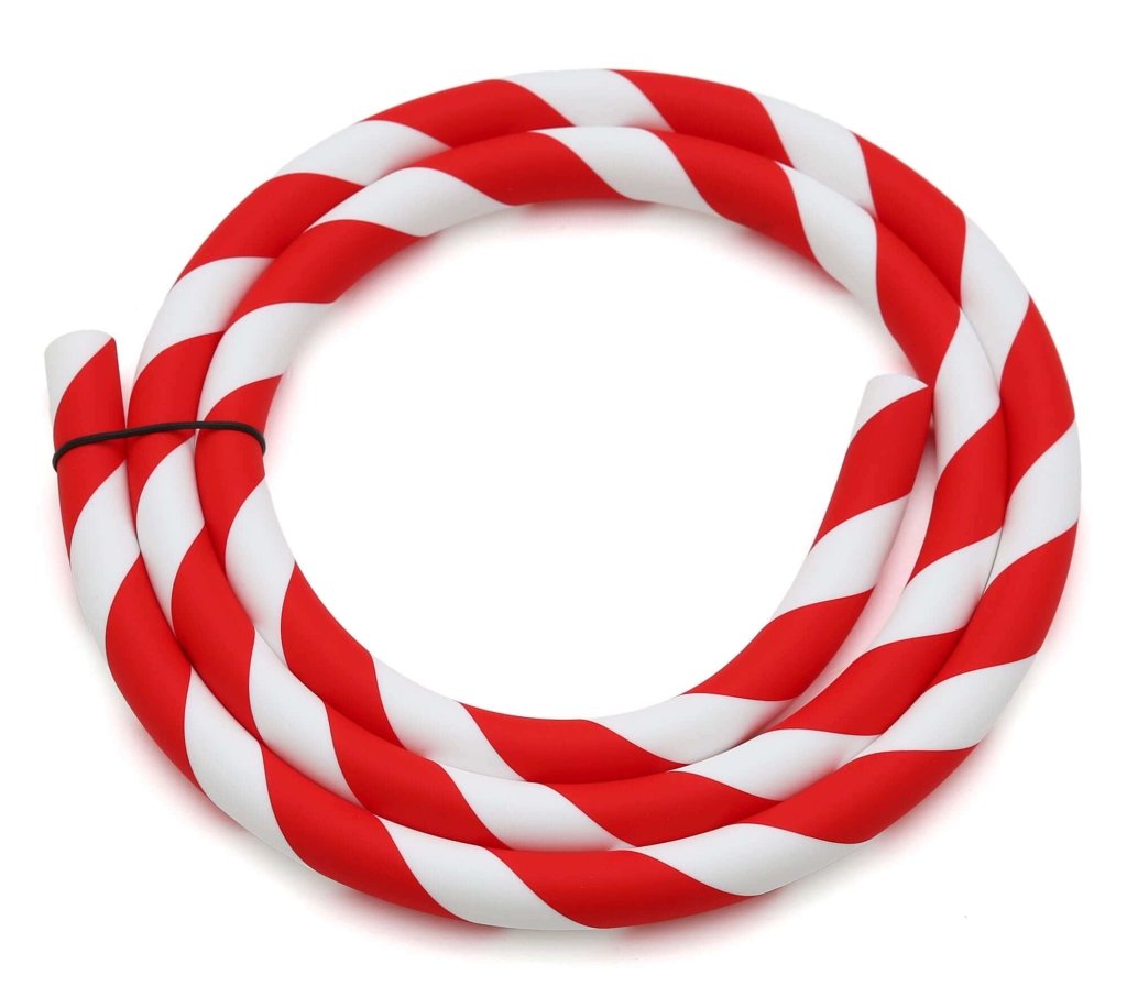 Caesar - Caesar Red & White Silicone Shisha Hose - The Premium Way, image 6 of 6