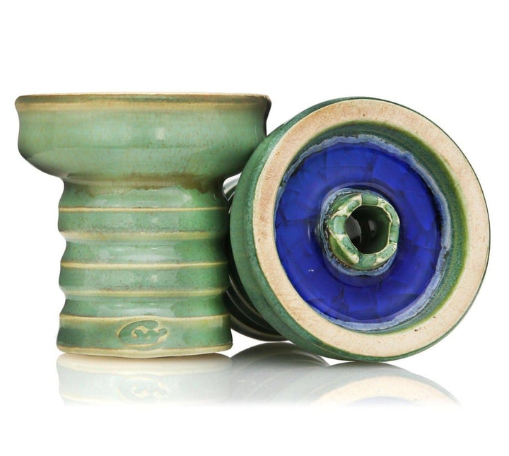 Ceramister - Ceramister Court Phunnel Hookah Bowl - Monster Blue - The Premium Way