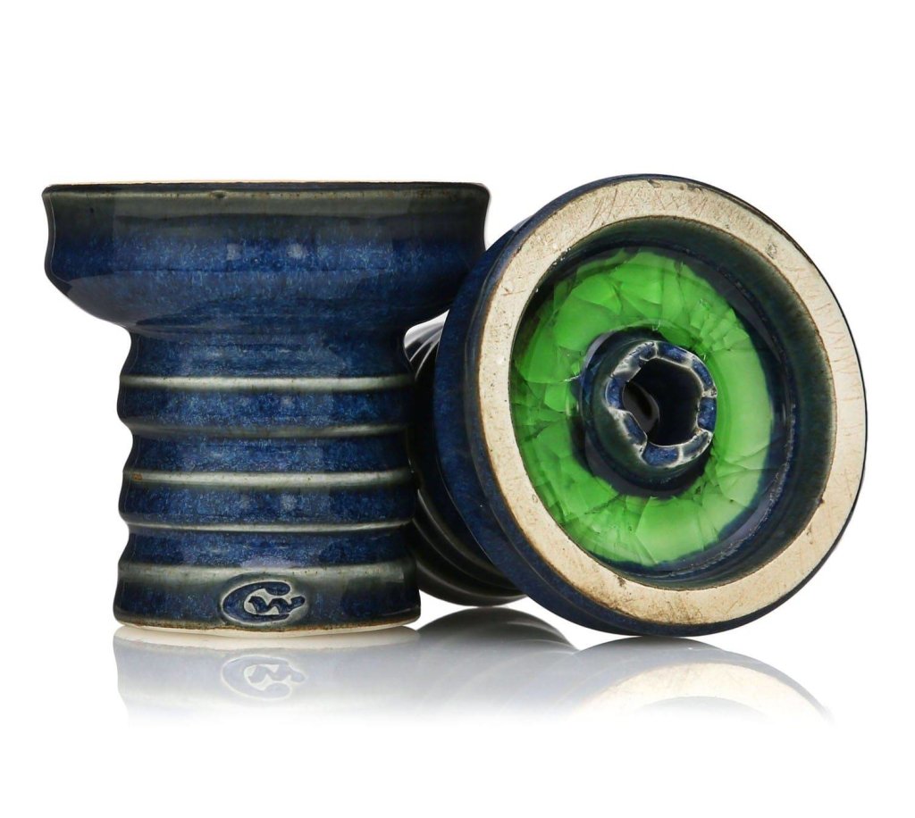 Ceramister - Ceramister Court Phunnel Hookah Bowl - Saphir Poison - The Premium Way
