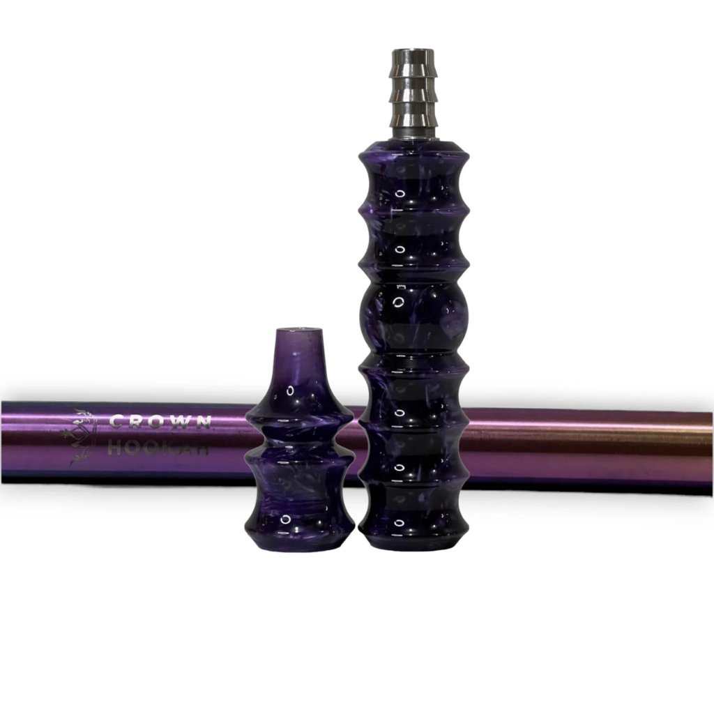 CH - Premium Crown Hookah Mouthpiece Complete Set With Hose - The Premium Way