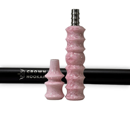 CH - Premium Crown Hookah Mouthpiece Complete Set With Hose - The Premium Way