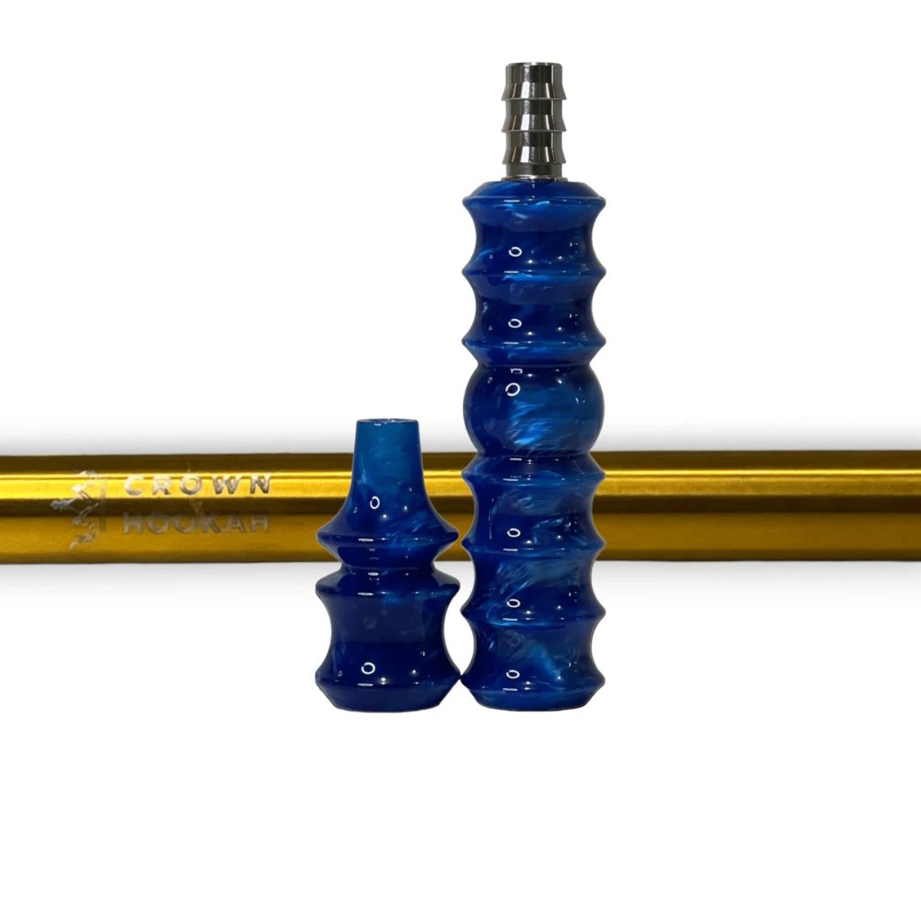CH - Premium Crown Hookah Mouthpiece Complete Set With Hose - The Premium Way