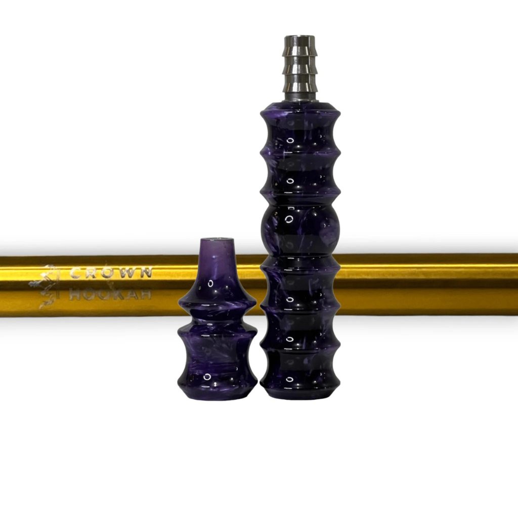CH - Premium Crown Hookah Mouthpiece Complete Set With Hose - The Premium Way