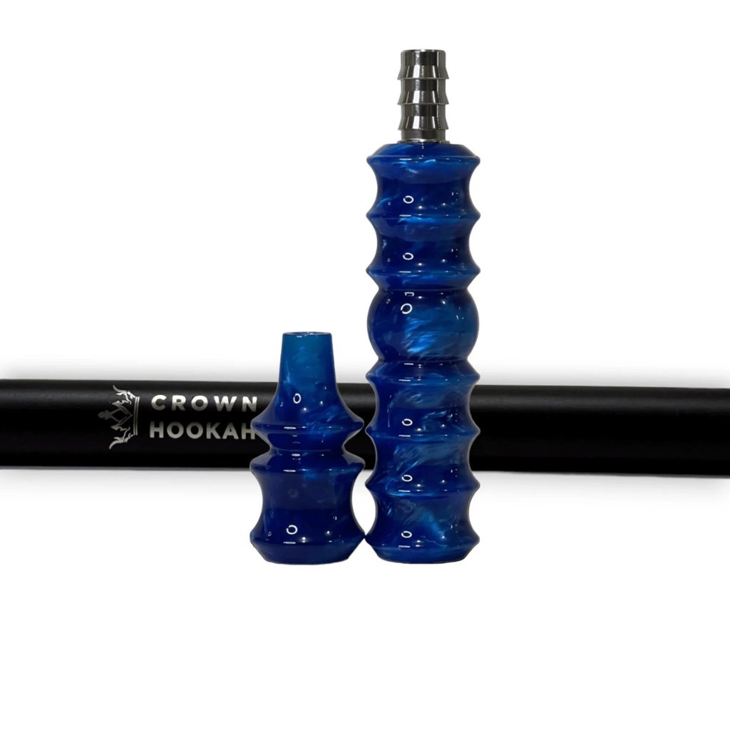 CH - Premium Crown Hookah Mouthpiece Complete Set With Hose - The Premium Way