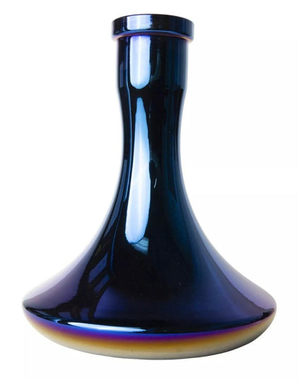 CH - Russian Style Shisha Base / Vase - Blue Chrome - The Premium Way