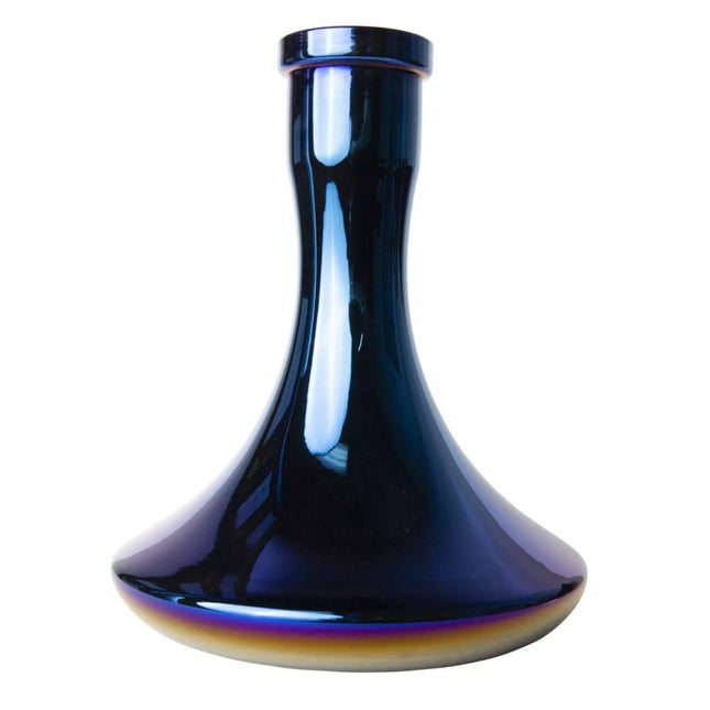 CH - Russian Style Shisha Base / Vase - Blue Chrome - The Premium Way