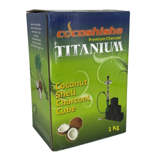 Cocoshisha - Coco Shisha Titanium Charcoal Cubes 1kg - The Premium Way
