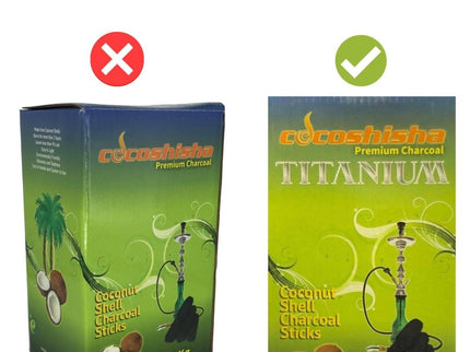 Cocoshisha - Coco Shisha Titanium Hookah Charcoal Sticks - The Premium Way