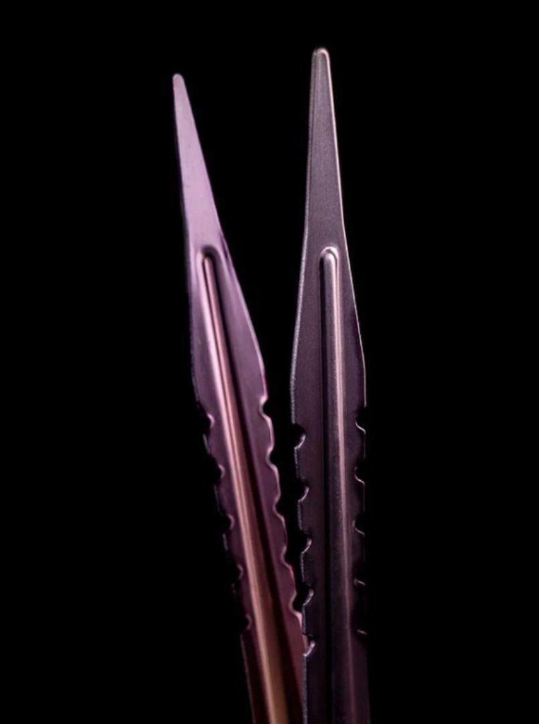 DSCHINNI® - Dschinni Charcoal Tongs Matte Purple - The Premium Way