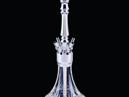 DSCHINNI® - Dschinni Drip Crystal Silver Hookah - The Premium Way