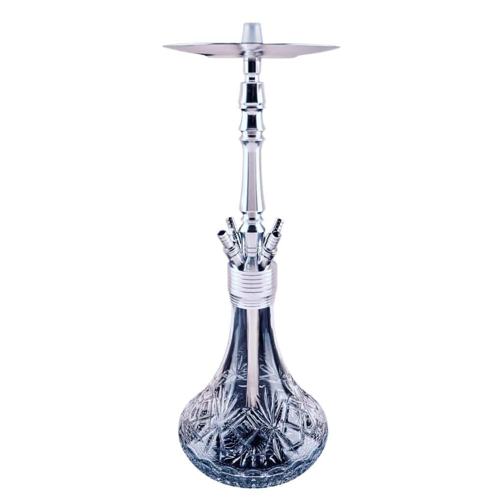 DSCHINNI® - Dschinni Drip Crystal Silver Hookah - The Premium Way