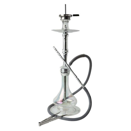 DSCHINNI® - Dschinni Foxx Shisha Set Silver - The Premium Way