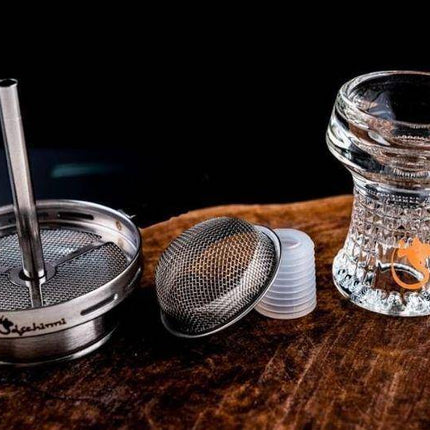 DSCHINNI® - Dschinni Nero Glass Bowl Vulcan Set - The Premium Way