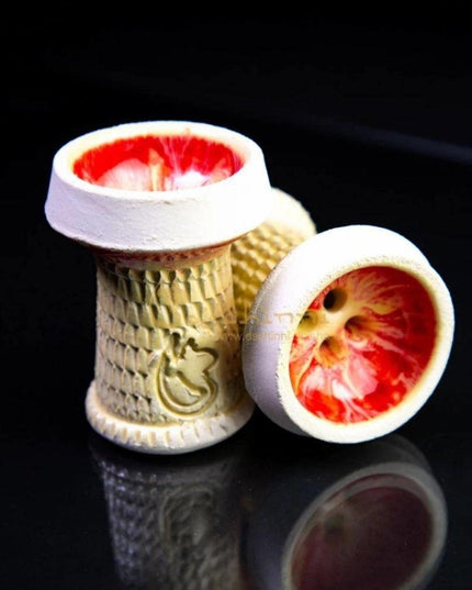 DSCHINNI® - Dschinni Nero Multi-Colour Stone Hookah Bowl - The Premium Way