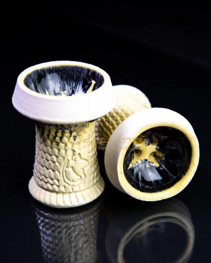 DSCHINNI® - Dschinni Nero Multi-Colour Stone Hookah Bowl - The Premium Way