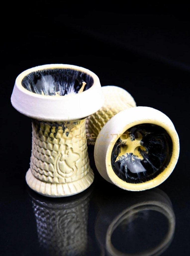 DSCHINNI® - Dschinni Nero Multi-Colour Stone Hookah Bowl - The Premium Way