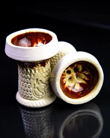 DSCHINNI® - Dschinni Nero Multi-Colour Stone Hookah Bowl - The Premium Way