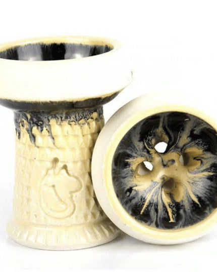 DSCHINNI® - Dschinni Nero Multi-Colour Stone Hookah Bowl - The Premium Way