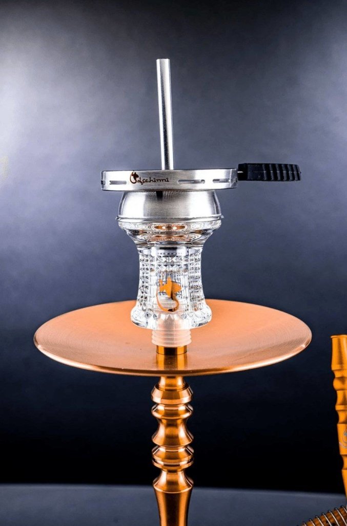 DSCHINNI® - Dschinni Stealth Bomber Gold Classic Shisha Set - Bass Box Edition - The Premium Way