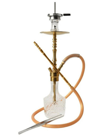DSCHINNI® - Dschinni Stealth Bomber Gold Classic Shisha Set - Bass Box Edition - The Premium Way