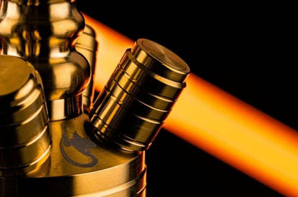 DSCHINNI® - Dschinni Stealth Bomber Gold Classic Shisha Set - Bass Box Edition - The Premium Way