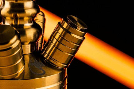 DSCHINNI® - Dschinni Stealth Bomber Gold Classic Shisha Set - Bass Box Edition - The Premium Way