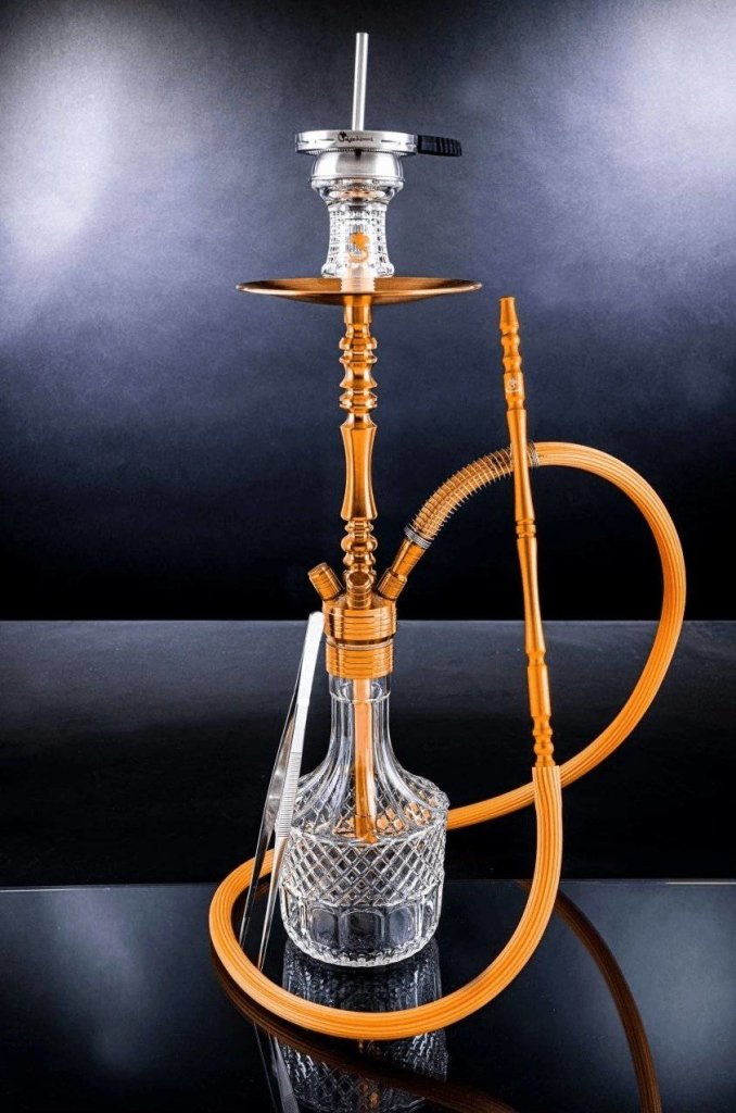 DSCHINNI® - Dschinni Stealth Bomber Gold Classic Shisha Set - Bass Box Edition - The Premium Way