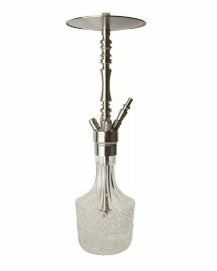 DSCHINNI® - Dschinni Stealth Bomber Silver Classic Shisha Set - Bass Box Edition - The Premium Way