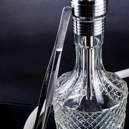DSCHINNI® - Dschinni Stealth Bomber Silver Classic Shisha Set - Bass Box Edition - The Premium Way