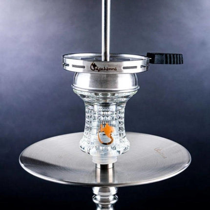 DSCHINNI® - Dschinni Stealth Bomber Silver Classic Shisha Set - Bass Box Edition - The Premium Way