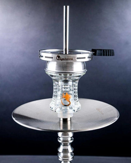 DSCHINNI® - Dschinni Stealth Bomber Silver Classic Shisha Set - Bass Box Edition - The Premium Way