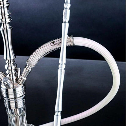 DSCHINNI® - Dschinni Stealth Bomber Silver Classic Shisha Set - Bass Box Edition - The Premium Way