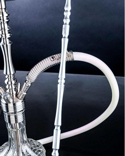 DSCHINNI® - Dschinni Stealth Bomber Silver Classic Shisha Set - Bass Box Edition - The Premium Way