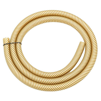 Essentials - Essentials Shisha Gold Silicone Matt Carbon Hose - The Premium Way