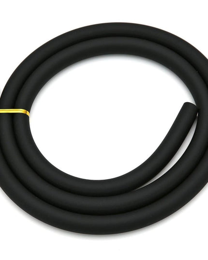 Essentials - Essentials Shisha Silicone Matte Hose - Black - The Premium Way