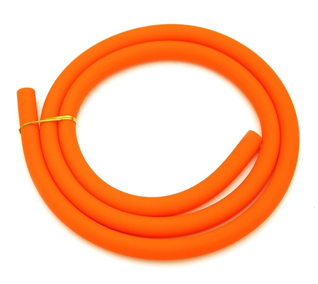 Essentials - Essentials Shisha Silicone Matte Hose - Orange - The Premium Way