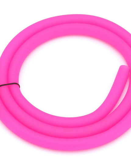 Essentials - Essentials Shisha Silicone Matte Hose - Pink - The Premium Way