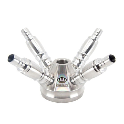 King Buzz - King Buzz Premium Stainless Steel Hookah Model 413 - The Premium Way