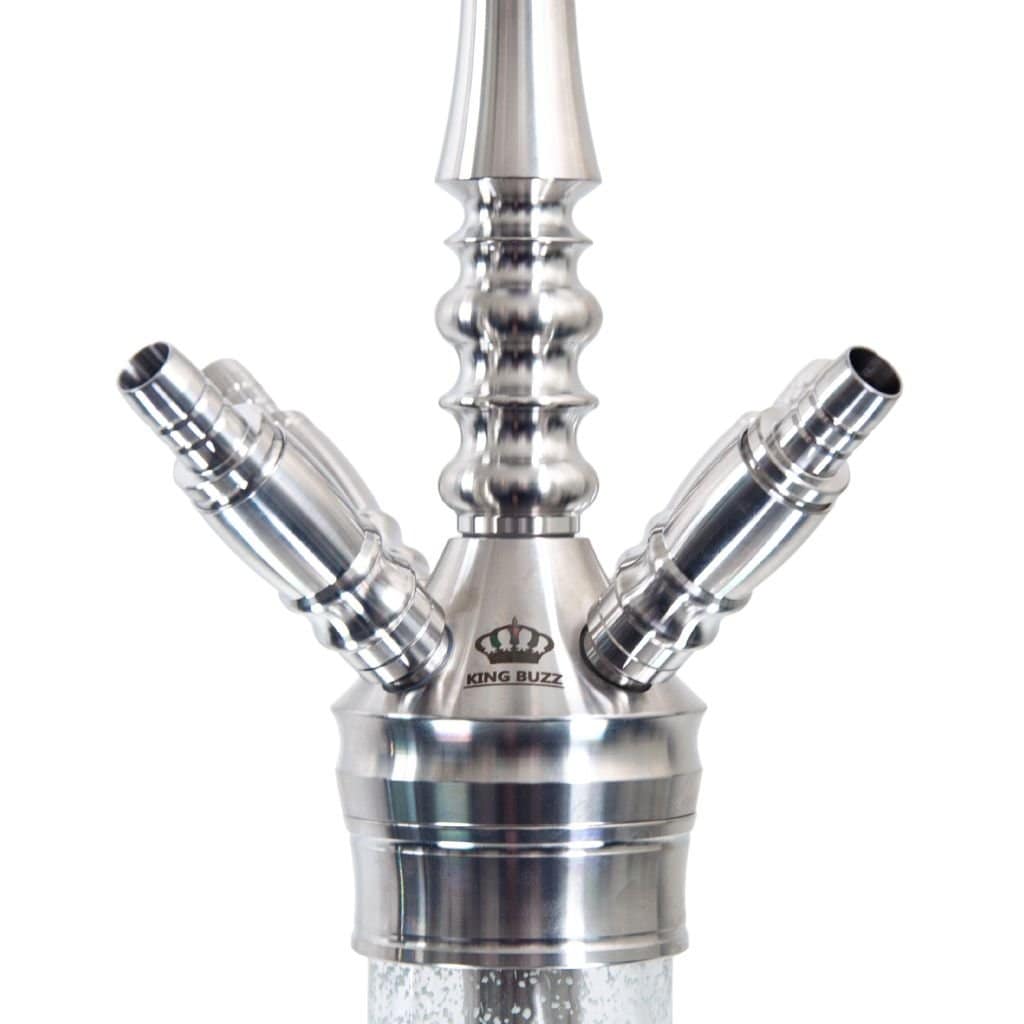 King Buzz - King Buzz Premium Stainless Steel Hookah Model 413 - The Premium Way
