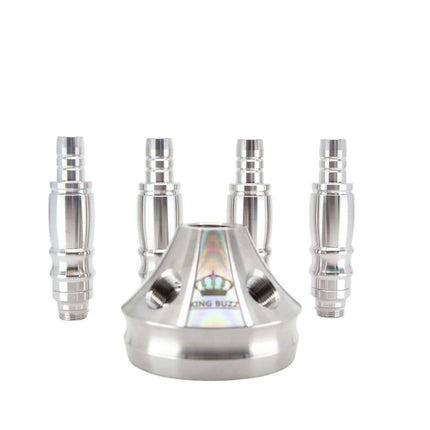 King Buzz - King Buzz Premium Stainless Steel Hookah Model 413 - The Premium Way