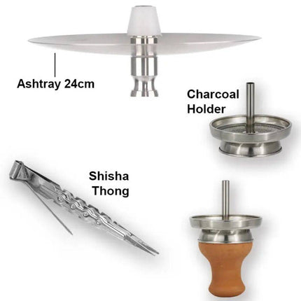 King Buzz - King Buzz Premium Stainless Steel Hookah Model 413 - The Premium Way