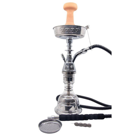 King Buzz - King Buzz Traditional Small Shisha - Silver - The Premium Way