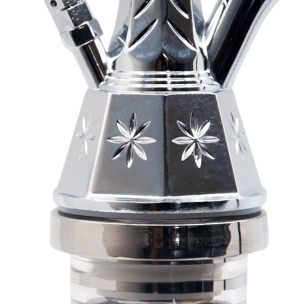 King Buzz - King Buzz Traditional Small Shisha - Silver - The Premium Way, image 9 of 12