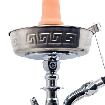 King Buzz - King Buzz Traditional Small Shisha - Silver - The Premium Way