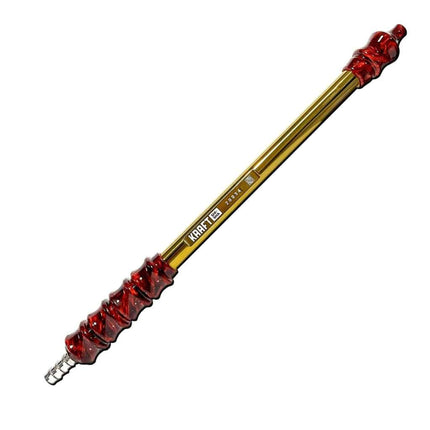 Kraft Shisha - Kraft Shisha Handle - Titanium Gold Mouthpiece with Red Handle - The Premium Way